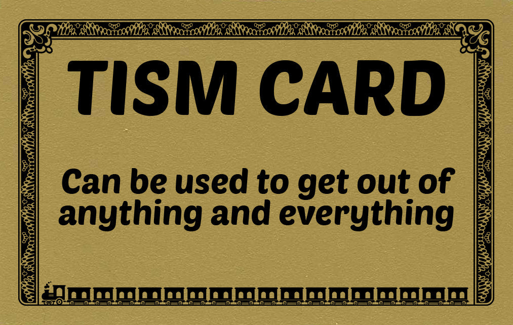 Golden Tism Card