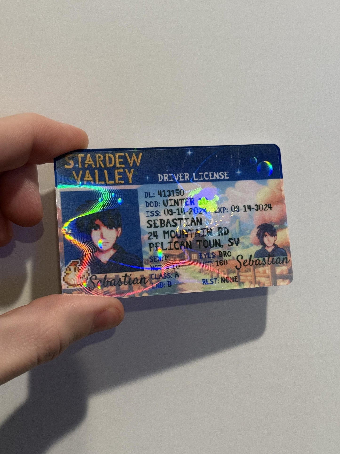 Inspired by Stardew Valley Driver License: Novelty Video Game ID Card