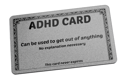 Mini Briefcase & ADHD Card Bundle