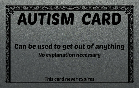 Autism Card