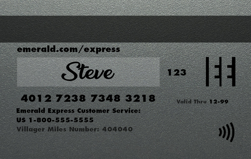 Emerald Express Credit Card